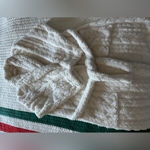 Pottery Barn Ivory Robe - Large